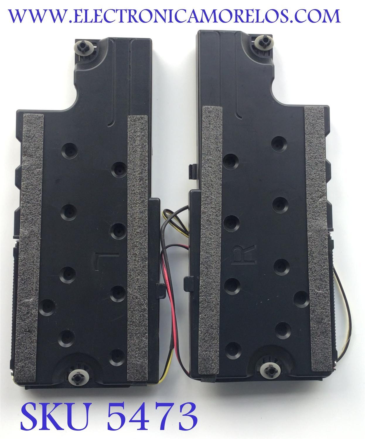 KIT DE BOCINAS PARA TV SAMSUNG (2 PZ) / NUMERO DE PARTE BN96-25565A / 6Ω 10W / E13B18TW05 / MODELO UN40F6300AFXZA TS01	